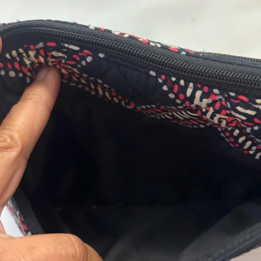 Vera Bradley Black and Red Plaid Crossbody Bag - Picture 3 of 5